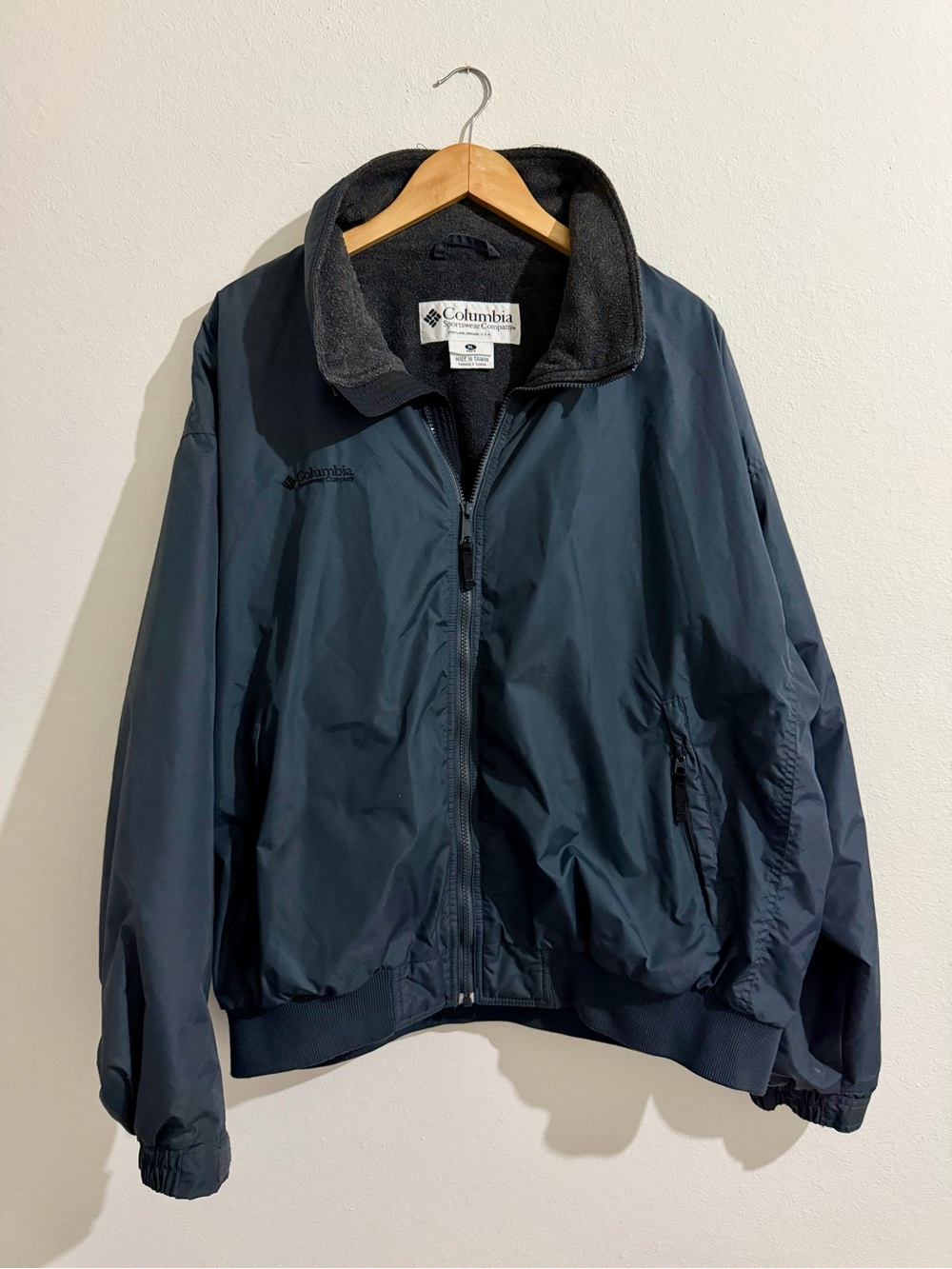 Columbia Men's  Green Zip-Up Jacket XL